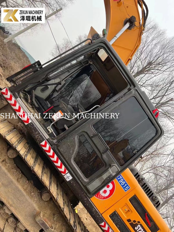 प्रयुक्त Sany SY215C प्रो एक्सकेवेटर 1.2M3 बाल्टी के साथ मिडसाइज क्रॉलर