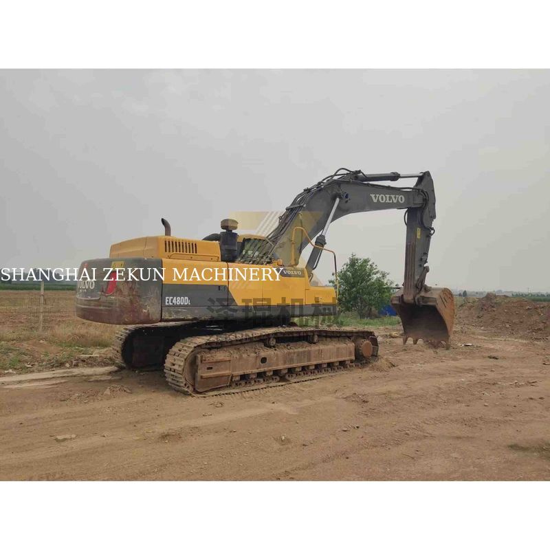 प्रयुक्त वोल्वो EC480DL 48T खुदाई मशीन 1.77-3.8m3 बाल्टी कोरिया आयात