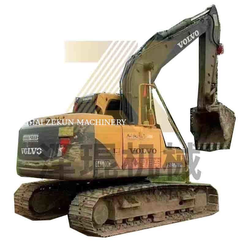 वोल्वो EC140DL 14-टन इस्तेमाल किया खुदाई मशीन कम घंटे और टिकाऊ हाइड्रोलिक सिलेंडर के साथ