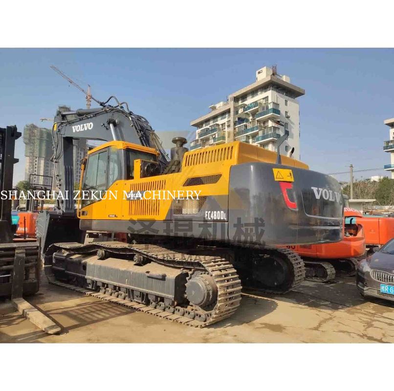 प्रयुक्त वोल्वो EC480DL खुदाई मशीन 270KW शक्ति और 1.77 3.8 m3 बाल्टी क्षमता