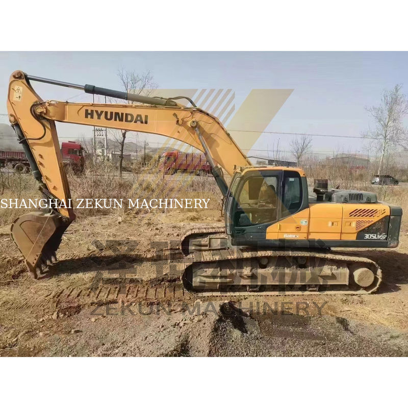 प्रयुक्त हुंडई 305 सीईयूए खुदाई मशीन 30 टन 1.44m3 बाल्टी क्षमता बिक्री के लिए