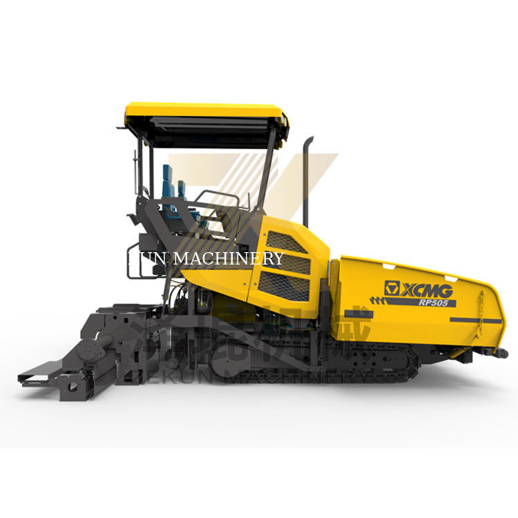12.5टन 1.8m 3.4m XCMG RP505 PAVER EC स्टेज III सड़क निर्माण उपकरण