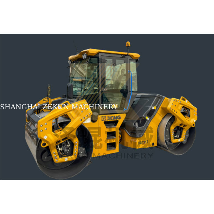 13 टन XCMG XD135T डबल ड्रम रोलर EU स्टेज V सड़क निर्माण उपकरण
