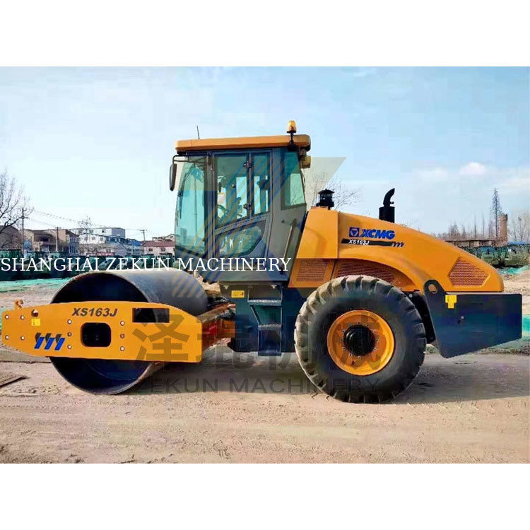 16 टन XCMG XS163J सिंगल ड्रम वाइब्रेटरी रोलर चीन स्टेज II