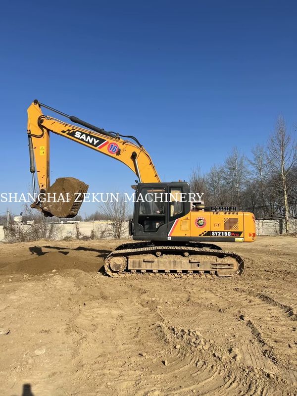 2019 Sany SY215C खुदाई मशीन 21 टन कम घंटे निर्माण व्यवसाय के लिए शीर्ष विकल्प