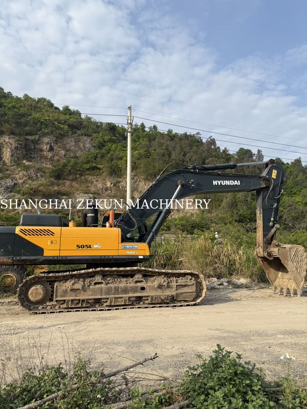 2020 हुंडई R505VS 50 टन भारी शुल्क परियोजनाओं के लिए भारी शुल्क खुदाई मशीन