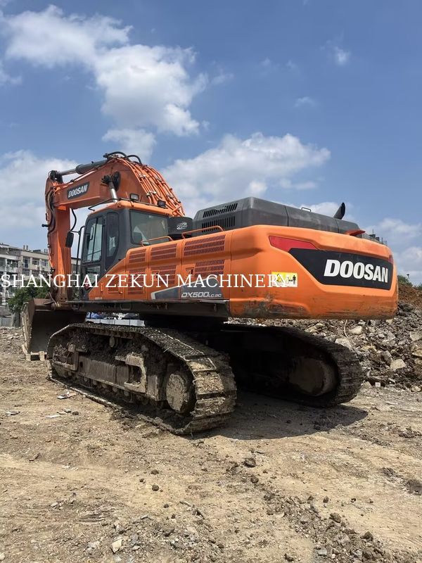 प्रयुक्त Doosan DX500LC-9C खुदाई करने वाला 800 आरपीएम अश्वशक्ति और अधिकतम खुदाई ऊंचाई 11