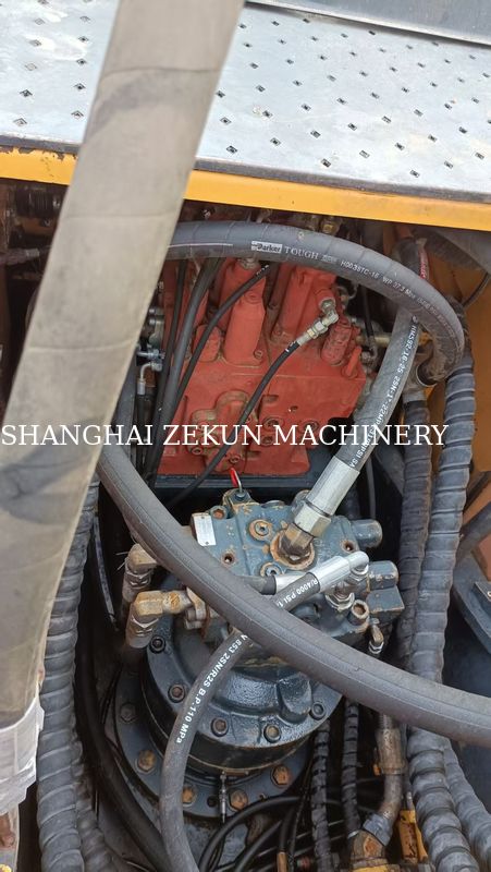 हुंडई R210W-9 व्हील एक्सकवेटर 330 लीटर ईंधन टैंक क्षमता और हाइड्रोलिक वाल्व