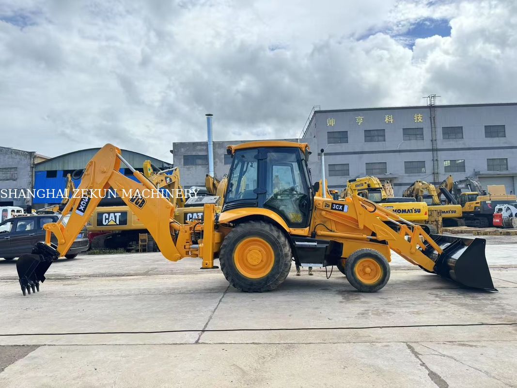 2001 JCB 3CX बैकहो लोडर एक्सकेवेटर 95 L/min हाइड्रोलिक सिस्टम फ्लो के साथ