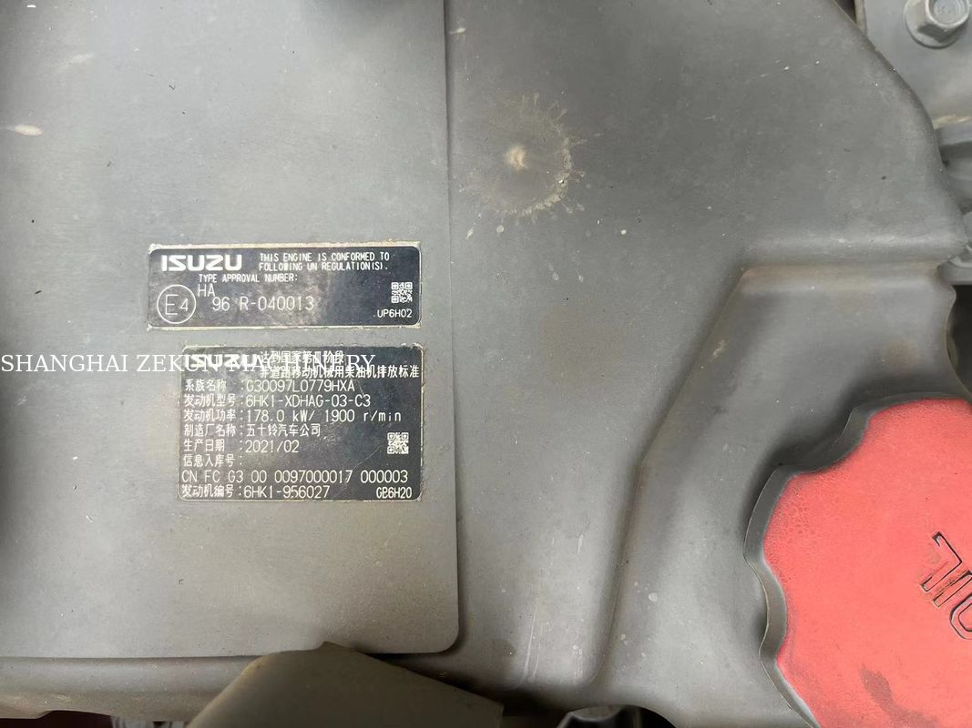 2022 हिताची ZX330-5A उत्खननकर्ता, 2968 घंटे, हाइड्रोलिक दबाव 34.3 MPa, बूम लंबाई 6.5 मीटर