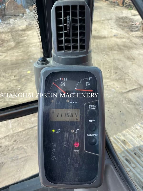 Hitachi ZX120-6 खुदाई करने वाला इस्तेमाल किया गया, 2.5 मीटर बांह की लंबाई और 210 मिमी अधिकतम डंपिंग ऊंचाई 11158 घंटे