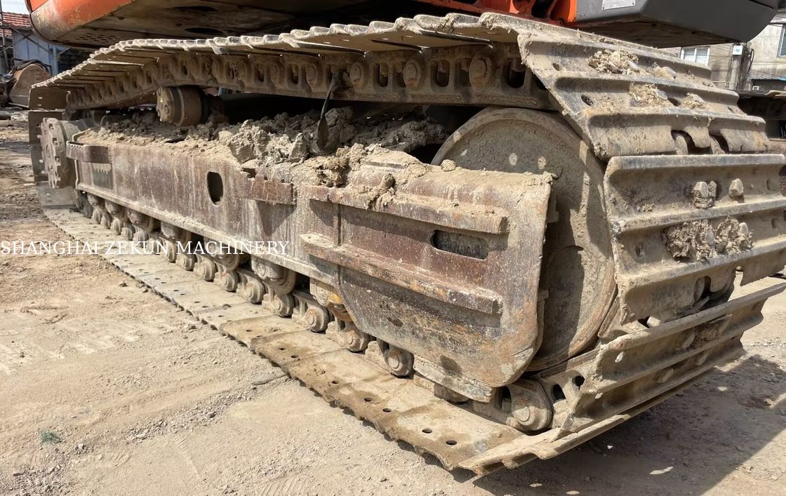 Hitachi ZX120-6 खुदाई करने वाला इस्तेमाल किया गया, 2.5 मीटर बांह की लंबाई और 210 मिमी अधिकतम डंपिंग ऊंचाई 11158 घंटे